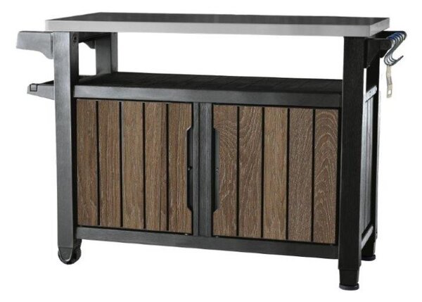 Keter Grilovací stolek Keter UNITY XL 207 l Walnut KT-612063