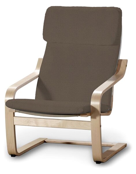 Sedák na křeslo IKEA Poäng barva hnědá látka pletený vzor