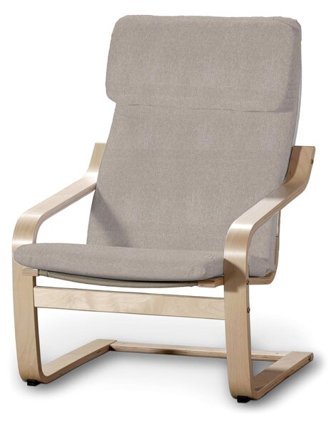 Sedák na křeslo IKEA Poäng barva béžová látka pletený vzor