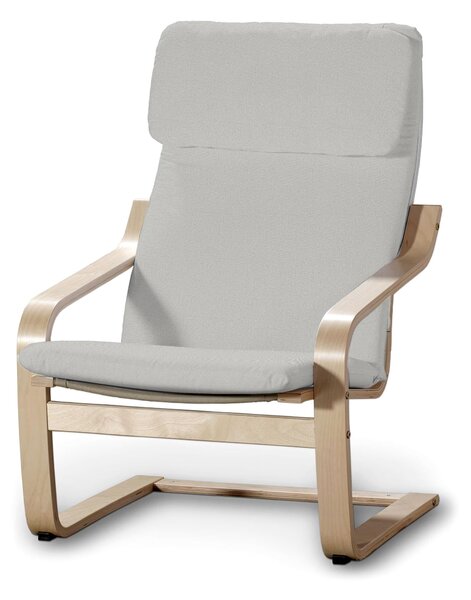 Sedák na křeslo IKEA Poäng barva šedá látka pletený vzor