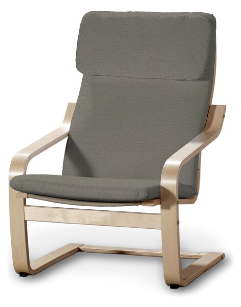 Sedák na křeslo IKEA Poäng barva šedá látka pletený vzor