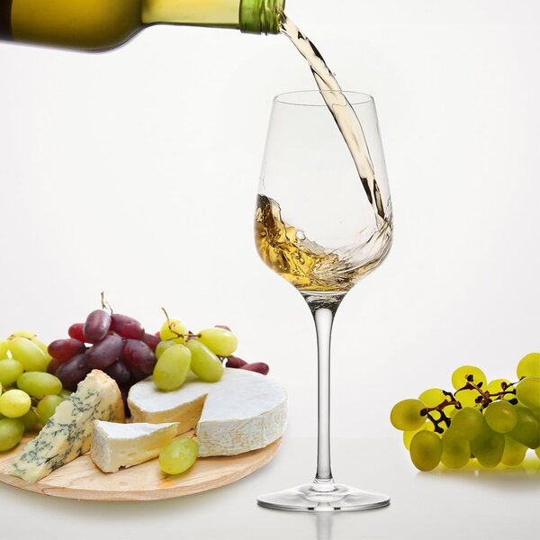 Skleničky na víno v sadě 6 ks 450 ml Sandra – Orion
