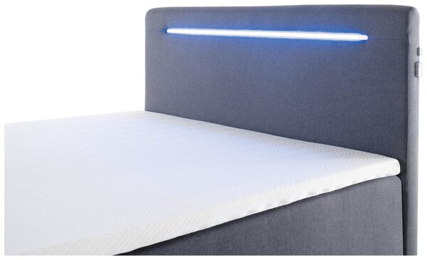 POSTEL BOXSPRING, 120/200 cm, antracitová Boxxx - Postele s úložným prostorem, Online Only
