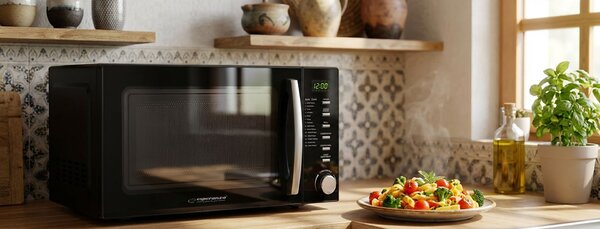 Esperanza EKO010 Černá Kombinovaná mikrovlnná trouba Pracovní deska 20 l 1200 W