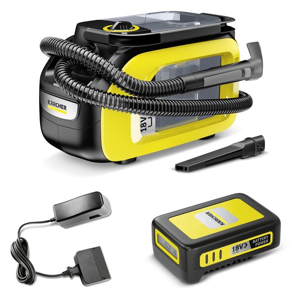 Kärcher SE 3-18 Compact Battery Set 1,2 l Bubnový vysavač Mokrý 184 W Bezsáčkové