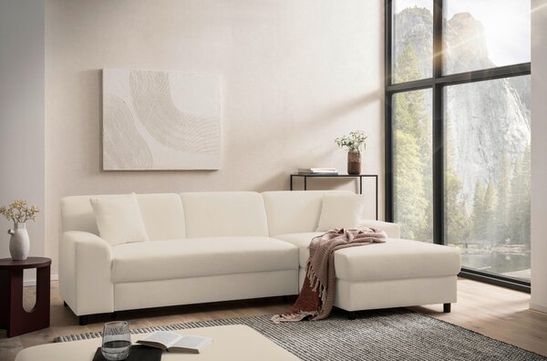 ROHOVÁ SEDAČKA, textil, béžová MID.YOU - Sedací soupravy, Online Only