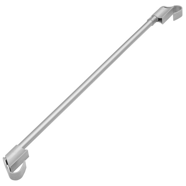 Dekodum Plastová Mini Garnýž teleskopická / Vitrážka 45-75 cm Stříbrný