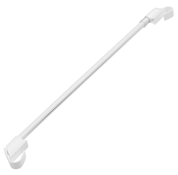 Dekodum Plastová Mini Garnýž teleskopická / Vitrážka 45-75 cm Bílá