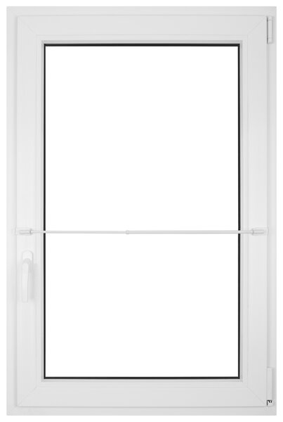 Dekodum Kovová Mini Garnýž teleskopická / Vitrážka 45-75 cm Bílá