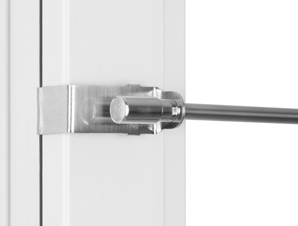 Dekodum Kovová Mini Garnýž teleskopická / Vitrážka 45-75 cm Stříbrný