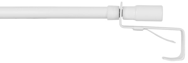 Dekodum Kovová Mini Garnýž teleskopická / Vitrážka 45-75 cm Bílá