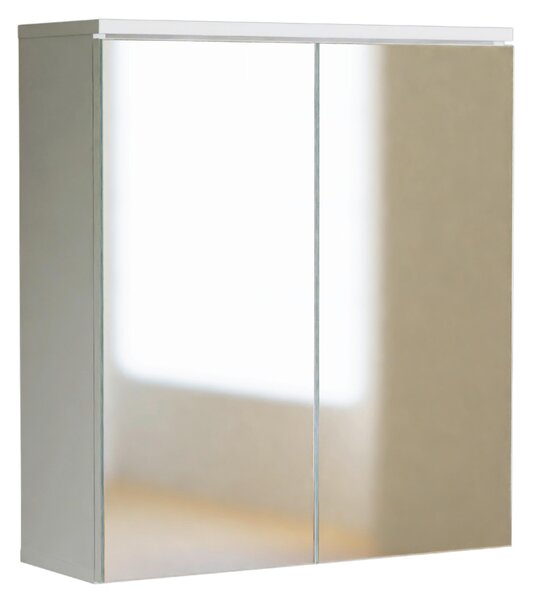 ZRCADLOVÁ SKŘÍŇKA, bílá, 54/61/20 cm MID.YOU - Koupelnové série, Online Only
