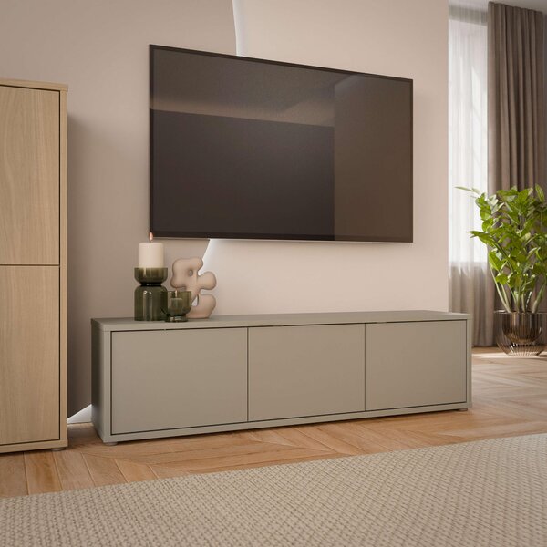 NÍZKÁ KOMODA, šedohnědá, 154,2/42,5/34,9 cm Carryhome - TV stolky & komody pod TV, Online Only