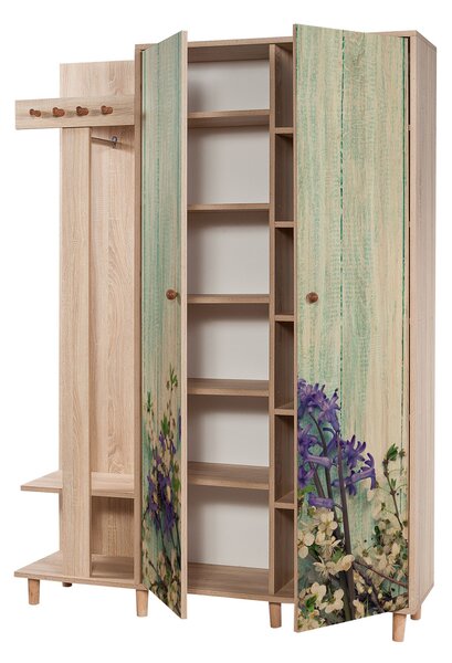 Předsíňová stěna Gardin 727 (sonoma). Akce -25%
