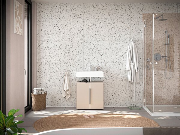 SKŘÍŇKA POD UMYVADLO, kašmírová, kašmírová, 60/60/33 cm home24 - Koupelnové série, Online Only