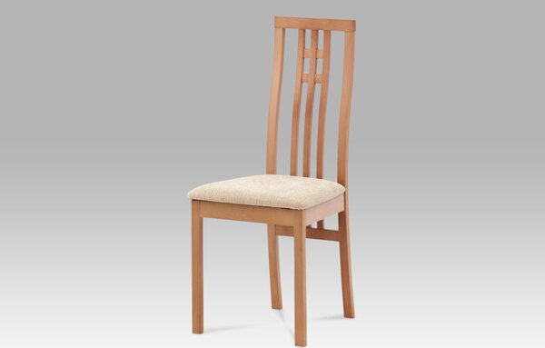 Dřevěná židle JARED, buk/potah krémový