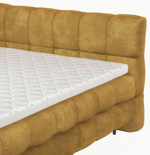 AMERICKÁ POSTEL, 160/200 cm, barvy zlata Ti'me - Postele s úložným prostorem