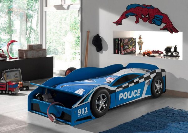 Dětská postel pro malého policistu 70x140cm
