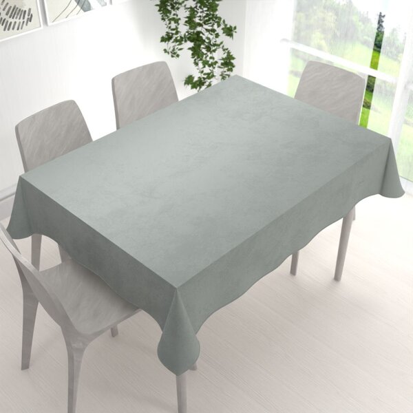 Biante Sametový obdélníkový ubrus Velvet Premium SVP-046 Světle šedý 50x100 cm