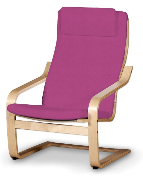 Sedák na křeslo IKEA Poäng II barva růžová látka pletený vzor