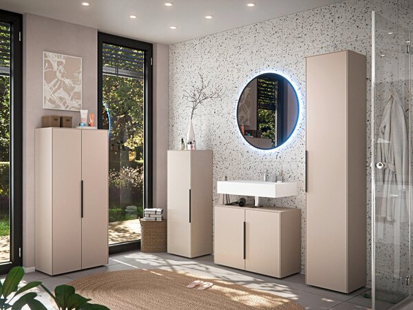SKŘÍŇKA POD UMYVADLO, kašmírová, kašmírová, 80/60/33 cm home24 - Koupelnové série, Online Only