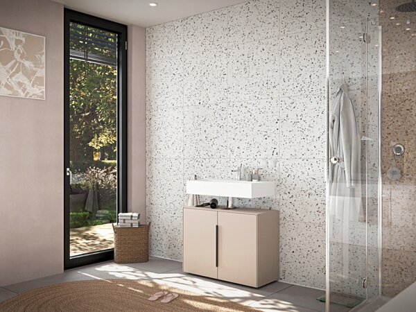 SKŘÍŇKA POD UMYVADLO, kašmírová, kašmírová, 80/60/33 cm home24 - Koupelnové série, Online Only