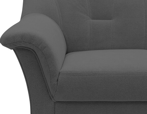 ROHOVÁ SEDAČKA, textil, tmavě šedá MID.YOU - Sedací soupravy, Online Only