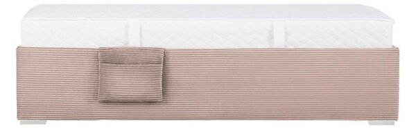 Postel Remi s bočnicemi 90x200, potah růžový