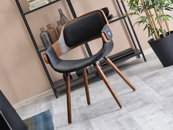 Židle Tina (ořech tmavý + ořech). Akce -10%