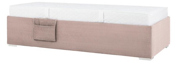 Postel Remi s bočnicemi 90x200, potah růžový
