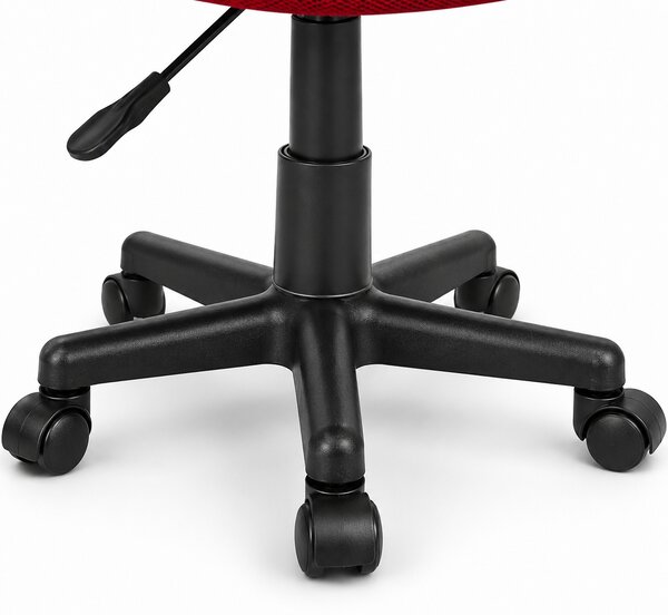 Tresko Dětská otočná židle Vínová