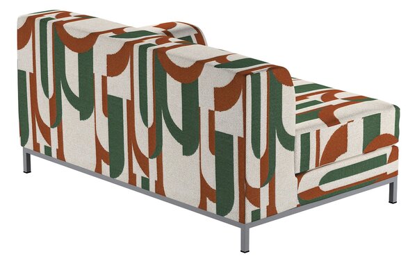 Potah na pohovku IKEA, pravé provevedení Kramfors 2-místná barva zelená látka pletený vzor, vzorované