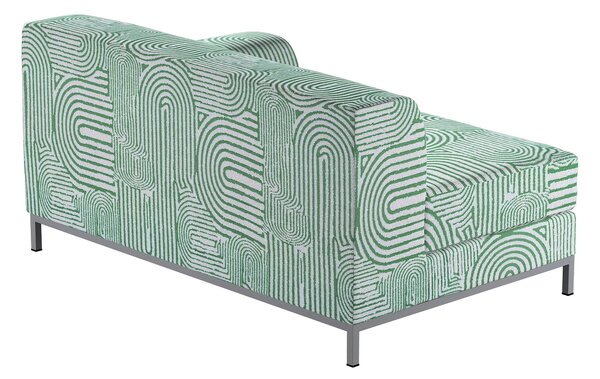 Potah na pohovku IKEA, pravé provevedení Kramfors 2-místná barva zelená látka pletený vzor, vzorované