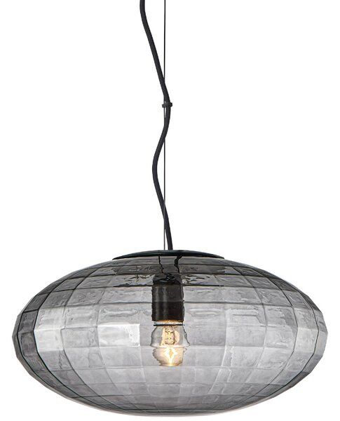 Halo Design Skleněné závěsné světlo Mesh 36 cm