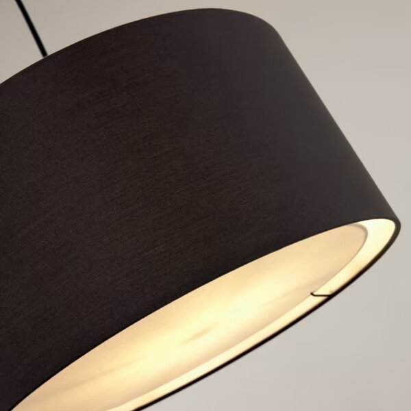 Černé stínidlo Kave Home Santana 50 cm