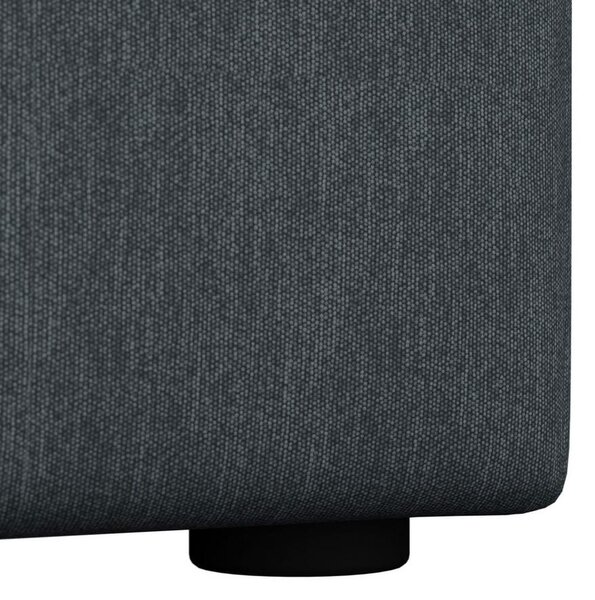 Boxspringová postel MARCO 140x200, šedomodrá