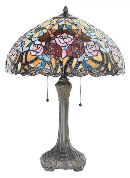 Stolní lampa Tiffany - Ø 46*64 cm - Clayre & Eef