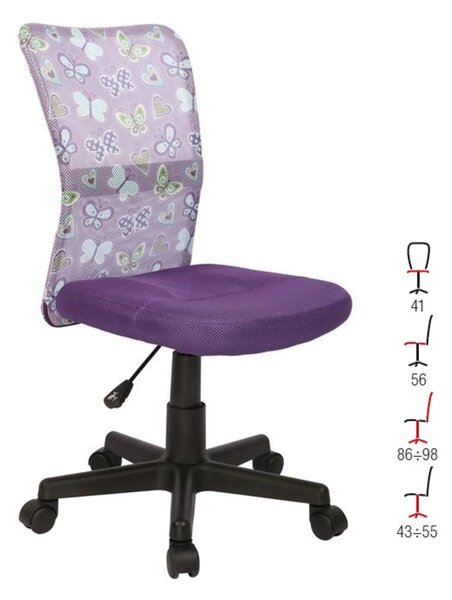 Smartshop židle DINGO, fialová