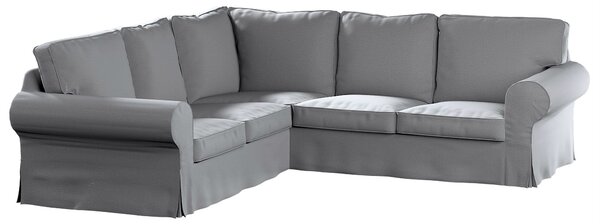 Potah na pohovku IKEA Ektorp rohová barva šedá látka sametová