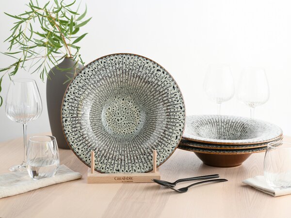 GURMÁNSKÝ TALÍŘ kamenina keramika Creatable - Kolekce nádobí, Online Only