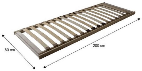 Kondela Rošt vyklápěcí, 80x200, BASIC FLEX FRONT