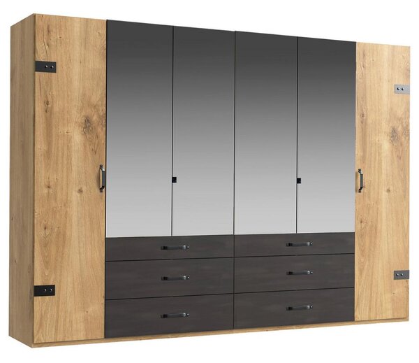 ŠATNÍ SKŘÍŇ S OTOČNÝMI DVEŘMI DETROIT šíŕka 300cm