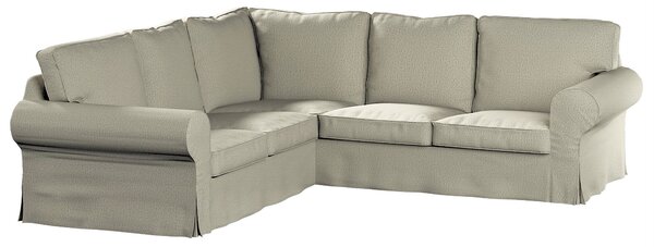 Potah na pohovku IKEA Ektorp rohová barva béžová látka pletený vzor