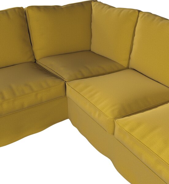 Potah na pohovku IKEA Ektorp rohová barva žlutá látka sametová