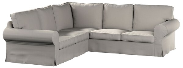 Potah na pohovku IKEA Ektorp rohová barva šedá látka pletený vzor