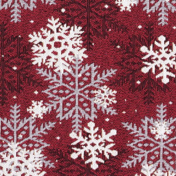 Prostírání MOTIV vločky červenobílá prostírání cca 30 x 45 cm