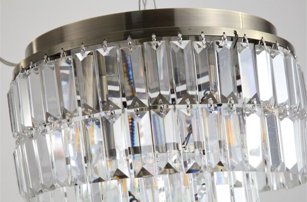 Searchlight 61321-4AB - Stropní svítidlo EMPIRE 4xE14/60W/230V IP44