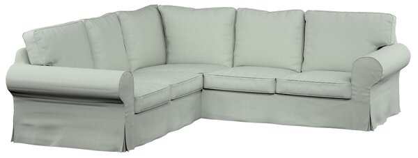 Potah na pohovku IKEA Ektorp rohová barva modrá látka pletený vzor