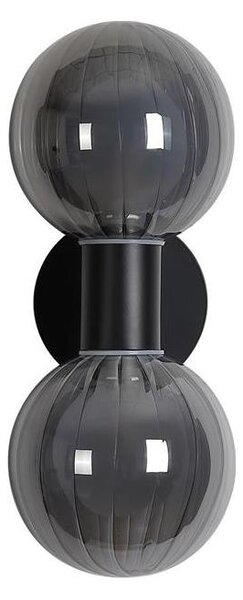 Searchlight 30507BK - Nástěnné svítidlo LUMINSPHERE 2xG9/7W/230V černá