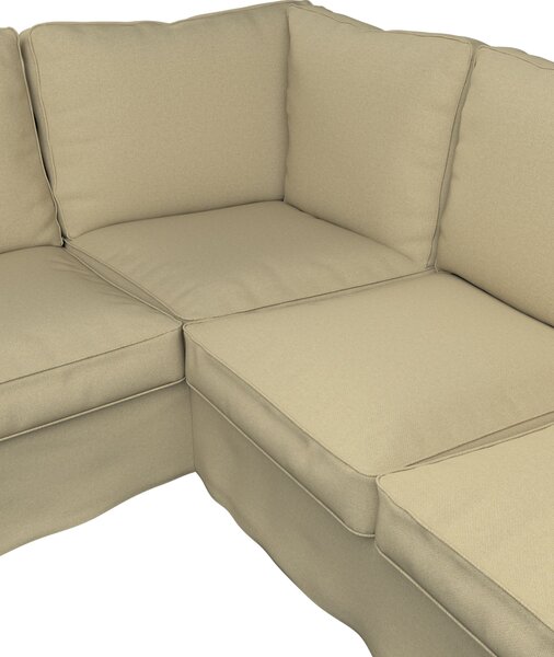 Potah na pohovku IKEA Ektorp rohová barva zelená látka pletený vzor